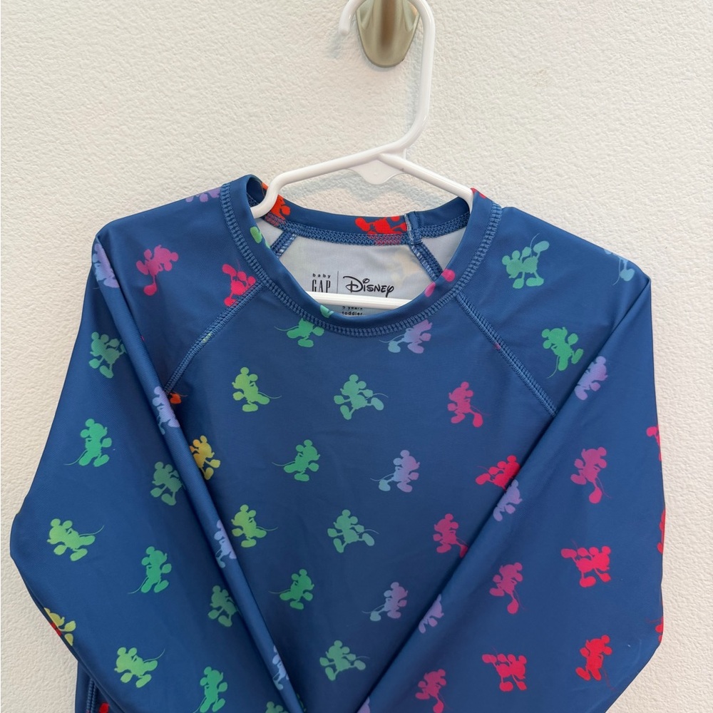 Baby GAP x Disney Mickey Mouse Rash Guard Top | Toddler 5T